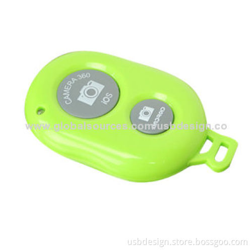 Mini Colorful Remote Control Camera Shutter for Bluetooth Smartphones, Sized 52.4*34*10.5mm